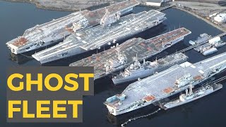 Mothball Warships US Navy Ghost Fleet Abandoned Ships [upl. by Irehc]