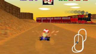 Mario Kart 64 Kalimari Desert [upl. by Hylton333]