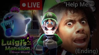 THE STREAM LAGS The Final Boss  Luigis Mansion Dark Moon LIVE STREAM  Ending [upl. by Aicertap]