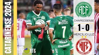 Chapecoense x Hercílio Luz Campeonato catarinense 2024 Melhores momentos do jogo [upl. by Cicily451]