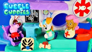 PLAY DOH Bubble Guppies CheckUp Center Peppa Pig Hospital Doctor Music and Songs Toy [upl. by Scarrow]