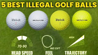 5 Best Illegal Golf Balls 2024 Top Tips to Boost Your Distance and Accuracy [upl. by Auahsoj]