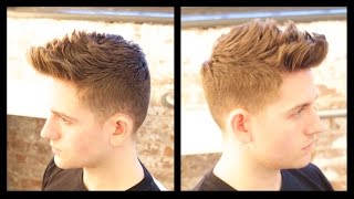 Mens Haircut Tutorial  Male Model Haircut  TheSalonGuy [upl. by Brietta858]