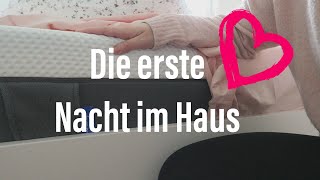 Bauvlog 13  DIE ERSTE NACHT IM HAUS 🏡  EMMA Matratzen für die Kinder ❤️  Kleine Mängel im Haus [upl. by Aratnahs]