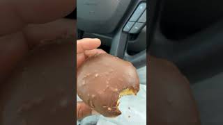 Chocolate Bavarian cream donut review [upl. by Nivek379]