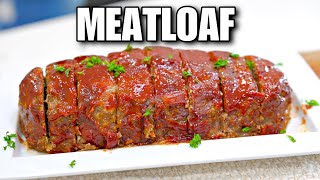 Easy Homemade Meatloaf Recipe  Juicy Meatloaf Recipe [upl. by Chrissa]