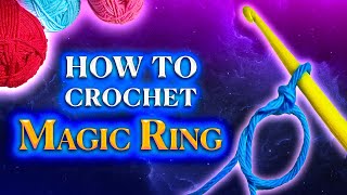 Crochet MAGIC CIRCLE  on one finger tutorial  Beginnerfriendly  SUB [upl. by Ingham]