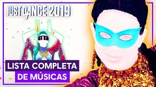 Just Dance 2019  Lista completa de músicas [upl. by Anahsahs670]