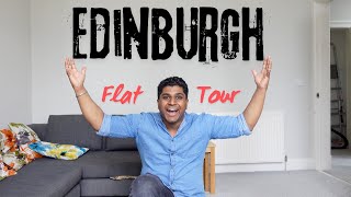 MOVING INTO MY NEW APARTMENT IN EDINBURGH unpacking room tour university ready [upl. by Boor]