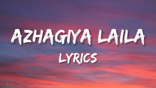 Azhagiya Laila  Lyrics Ullathai Allitha  Karthik Rambha [upl. by Luhem]