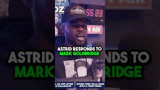 Astrid Wett Responds To Mark Goldbridge 😂 markgoldbridge astridwett football [upl. by Waldos]