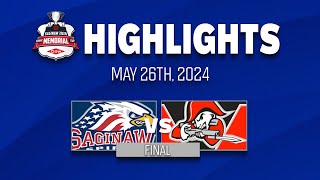 2024 Memorial Cup Highlights May 2624  Saginaw Spirit vs Drummondville Voltigeurs [upl. by Eitak]