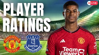 Bruno and Rashford get the job done Manchester United 20 Everton  Player ratings [upl. by Aralk366]