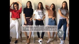 Back to School Outfit Ideas ♡ vittoriamiles [upl. by Nrevel]