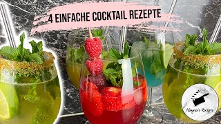 4 Einfache Cocktail Rezepte  Aleynas Recipes [upl. by Odie]