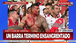 Copa Libertadores graves incidentes con la barrabrava de River en Lima [upl. by Neiviv]