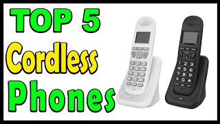 Top 5 Best Cordless Phones Review 2024 [upl. by Aynek]