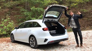 2018  2019 Kia Ceed Sportswagon SW 16 CRDi  Fahrbericht  Review  Test  Kombi  Kofferraum [upl. by Kacy]