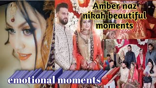 Amber naz official nikah ceremonybeautiful emotional moment😍must watch [upl. by Yor919]