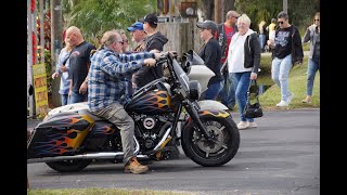 BIKER RALLY AT GIBTOWN BIKE WEEK 1132024 [upl. by Reyna386]