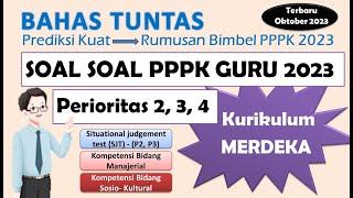 SOAL PPPK GURU 2023 untuk P2 P3 dan P4 Anda Guru WAJIB TAHU KURIKULUM MERDEKApppk pppkguru [upl. by Eidnyl]