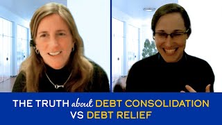 Debt Consolidation vs Debt Relief  One of These Will Actually Help You [upl. by Cori]