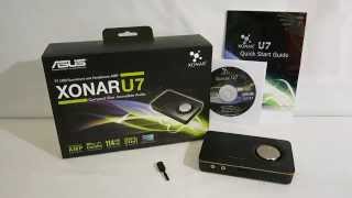 ASUS Xonar U7 USB Sound Card Overview [upl. by Annhoj]