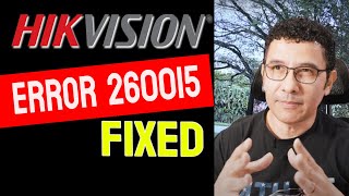 Hikconnect Error 260015 FIX with real example [upl. by Epilihp]