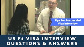 US Student F1 Visa Sample Mock Interview Questions amp Answers 2020 [upl. by Nodab]