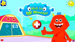 Visit to Dr Monster  KidloLand Kids amp Toddler Games  Health Check [upl. by Issy738]