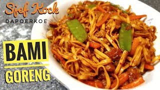 Bami Goreng Maken  Bami Goreng Recept  Mie Goreng  Fried Noodles  Indische Keuken [upl. by Coppola]