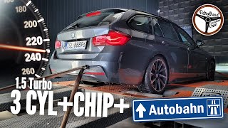 2019 BMW 318i F31 136 KM  Chiptuning  VMAX 100200 kmh Prezentacja i próba autostradowa [upl. by Yesrej]