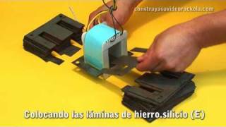 Construcción de un transformador eléctrico  Build a electric transformer [upl. by Llib996]