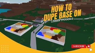 LUMBER TYCOON 2  WOOD DUPE TUTORIAL [upl. by Dadinirt653]