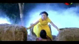 urvashi dholkia rain song in yellow saree [upl. by Ojaras]