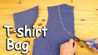 How to Make a TShirt Bag [upl. by Ferne513]