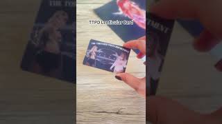 TTPD Lenticular Card swifties taylors taytay taylornation [upl. by Kubiak]