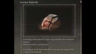 Elden Ring  Where to Farm quotAeonian Butterfliesquot [upl. by Araed204]