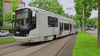 Tram Grenoble Ligne C  Retournement FlandrinValmy [upl. by Eet]