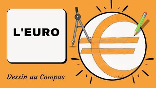 🎨 Comment Dessiner le Symbole de LEuro au Compas TUTO Dessin au Compas 194 [upl. by Aseek]