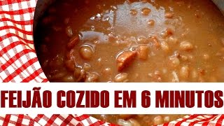 COMO COZINHAR FEIJÃO EM 6 MINUTOS POR MARA CAPRIO [upl. by Elyod]