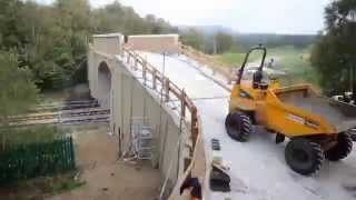 PLEASINGTON GOLF COURSE  Overbridge Construction [upl. by Paff]