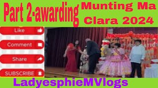 Part 2awarding Munting Ma Clara 2024 25th Anniversary of Ladies for Rizal Montreal Chapter [upl. by Yatnahc]