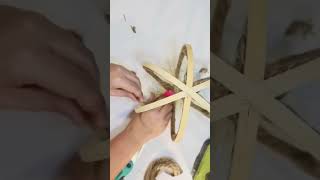 Wood Ring and Rope Fall Pumpkin Dollar Tree DIY [upl. by Bronk766]