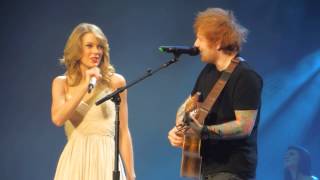 Taylor Swift amp Ed Sheeran  I See Fire Live in Berlin 020714 [upl. by Swan]