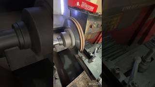 Disc brake facing on lathe machine  disc brake refacing  brake repairing [upl. by Baecher]