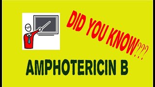 Amphotericin B  POINTS TO REMEMBER  PharmCept [upl. by Enaek]