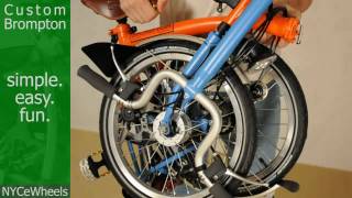 Custom Built Brompton Folding Bike  Video Configurator [upl. by Terrilyn262]