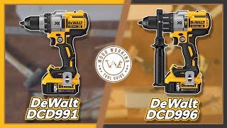 DeWalt DCD991 vs DCD996  Ultimate Woodworking Drill Comparison  Woodworking Tool Guide [upl. by Pember552]