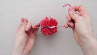 How to make pompoms with cardboard USA [upl. by Steffie]